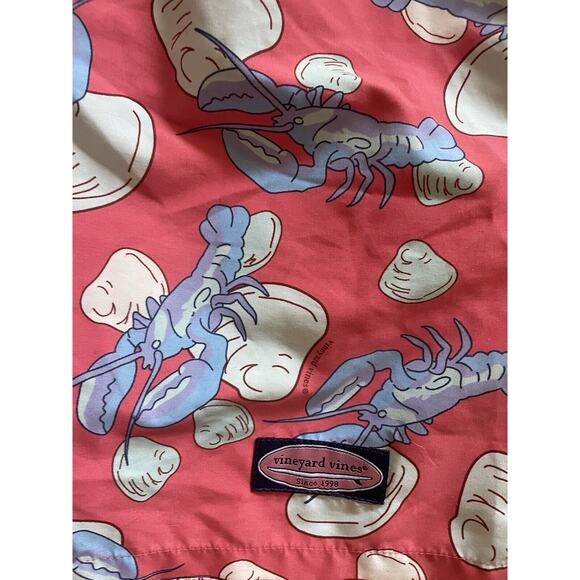 Vineyard Vines Swim Trunks Mens Large Lobster Clam Board Shorts Beach Pool - Picture 4 of 4